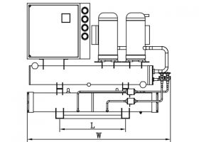 Máy Lạnh Chillers R-22 TCW 25 ~ 30EBK2D